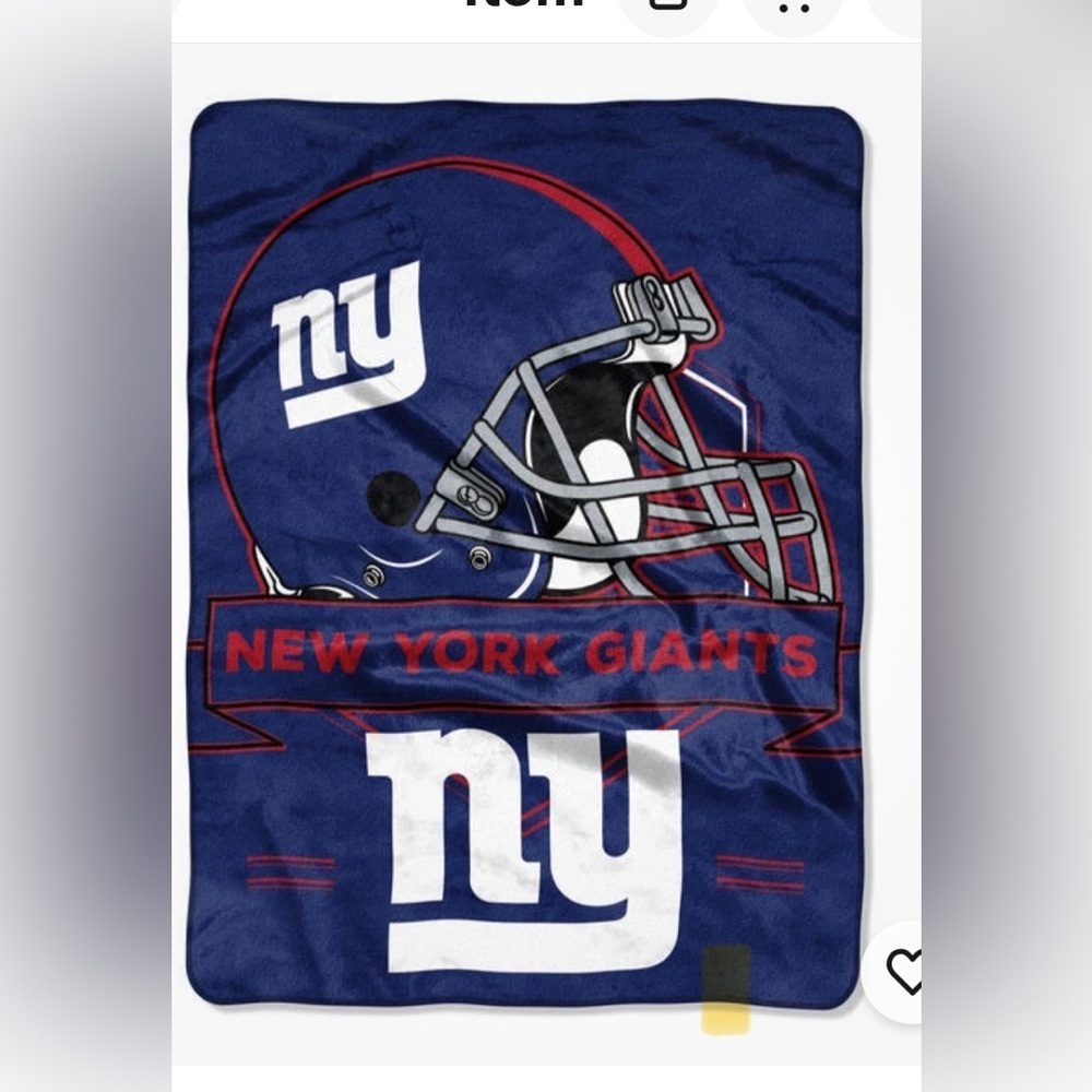 NY GIANTS Super Sized PlushThrow Blanket